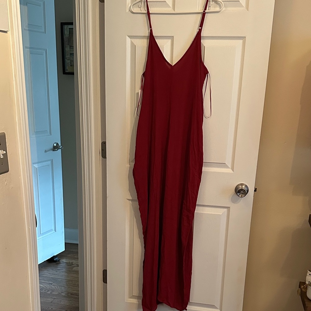 Lovestitch Deep Red Maxi Dress